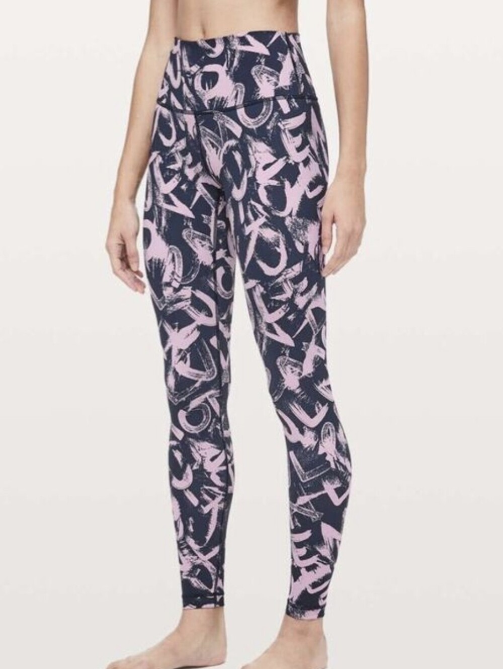 Lululemon Wunder Under 28" High-Rise Graffiti Pop Antoinette Size 6 Like New